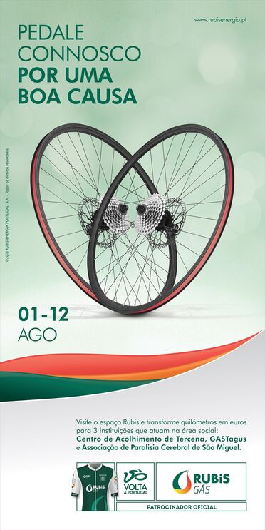 Vá pedalar por uma boa causa