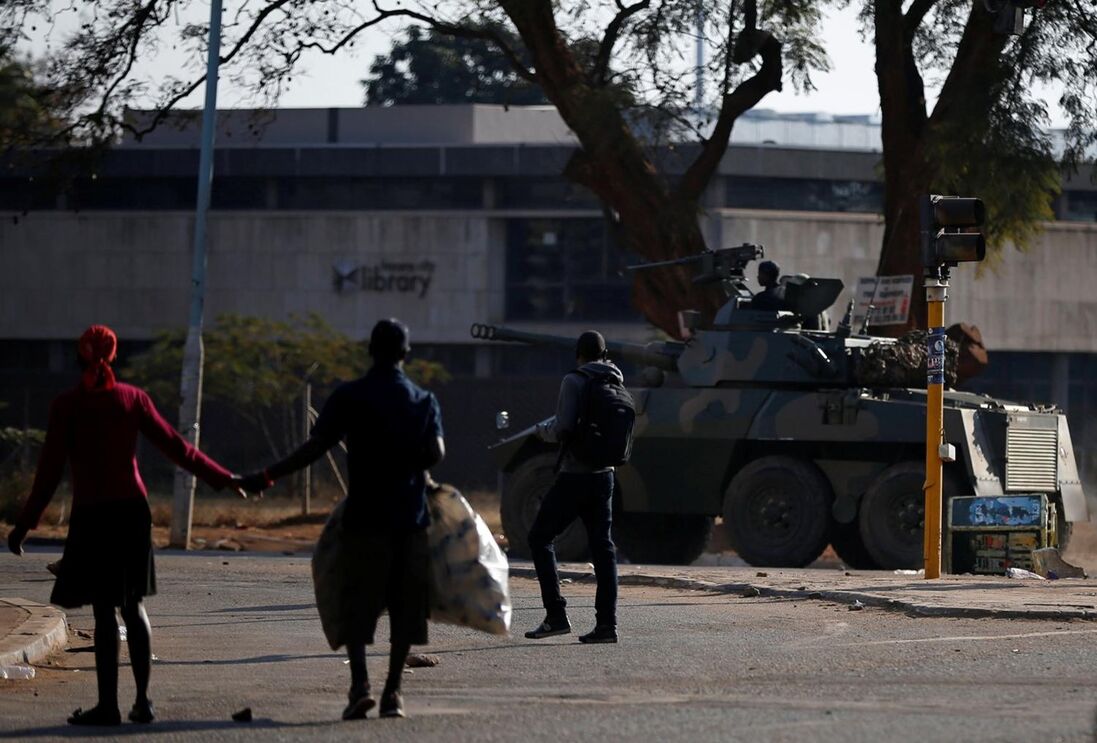 Zimbabué conflitos pós-eleitorais Harare 