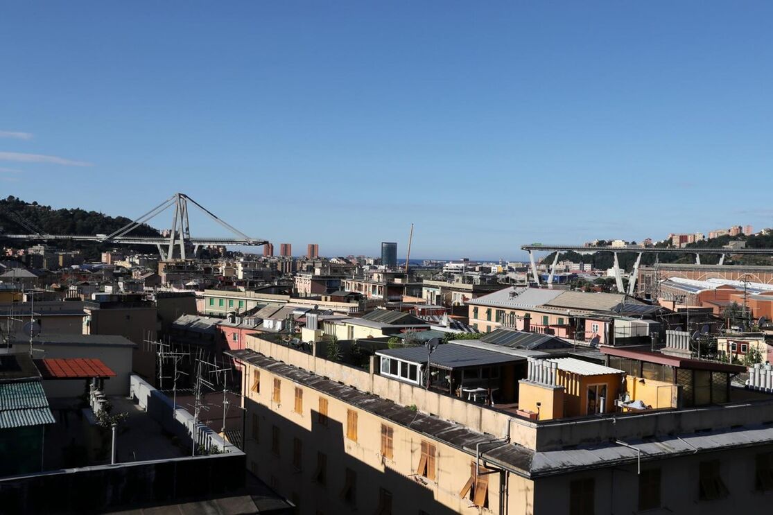 Genova queda ponte auto-estrada 