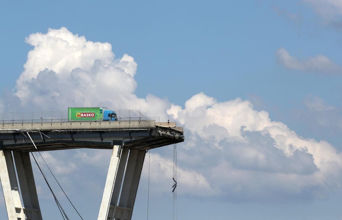 Genova queda ponte auto-estrada 