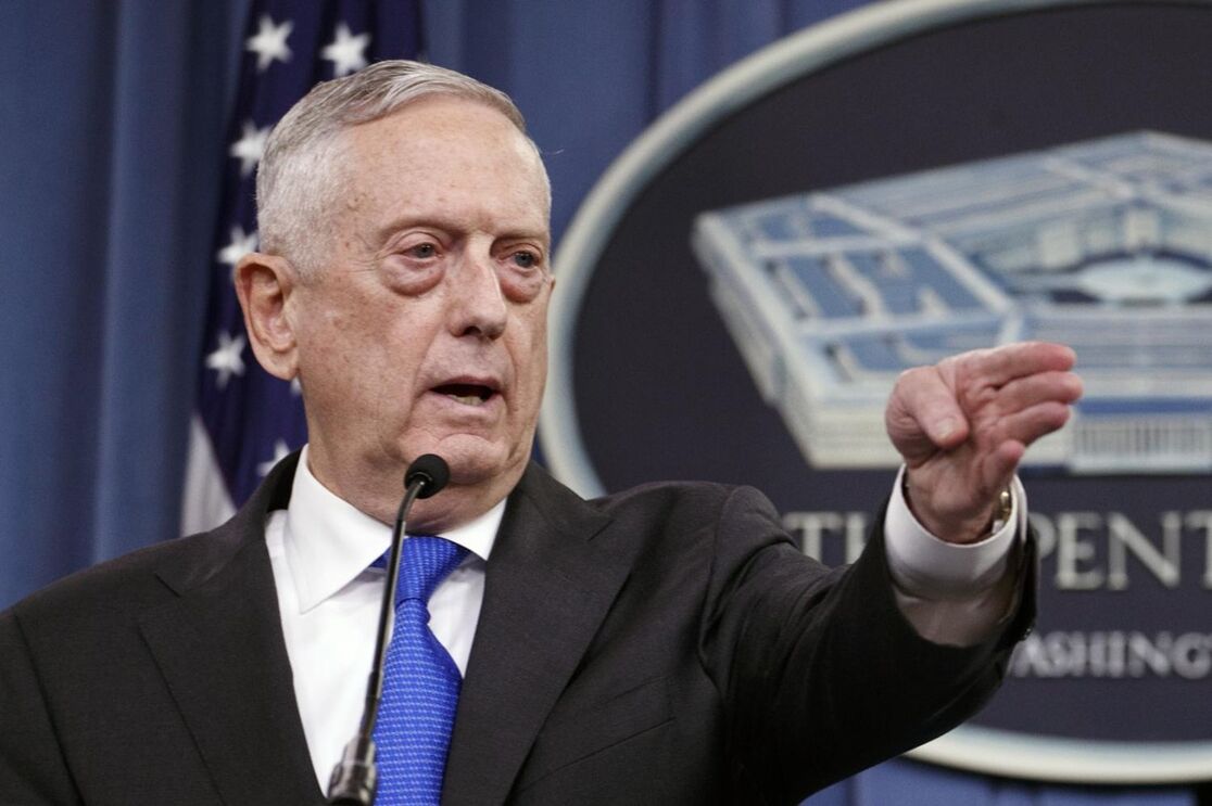 secretário da Defesa EUA Jim Mattis