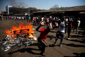 Zimbabué conflitos pós-eleitorais Harare 