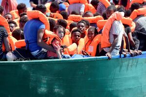 Aquarius - migrantes - refugiados - imagens a bordo 