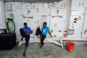 Aquarius - migrantes - refugiados - imagens a bordo 