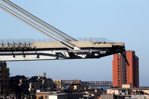 Genova queda ponte auto-estrada 