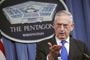 secretário da Defesa EUA Jim Mattis