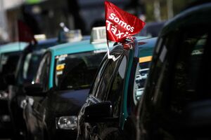 Protesto taxis 5 dia Lisboa 