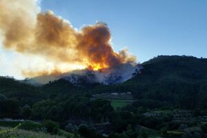 Incêndio no Parque Nacional da Peneda-Gerês