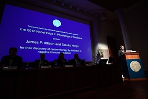 James P. Allison e Tasuku Honjo vencem Nobel da Medicina