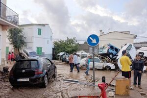 cheias mau tempo maiorca