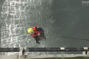 Missão de salvamento da Força Aérea no naufrágio de traineira