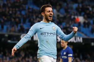 Bernardo Silva ao serviço do Manchester City