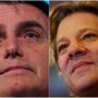 Bolsonaro continua à frente, mas Haddad reduz diferença