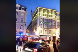 Incêndio obriga a evacuar hotel na Praça da Figueira