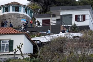 Acidente na Madeira - autocarro 