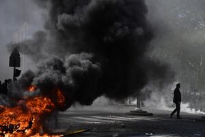 23º sábado de coletes amarelos em Paris 