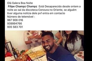 Jovem de 24 anos desaparecido há dois dias após rixa à saída de discoteca em Lisboa