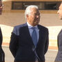 António Costa e Varandas dão boas-vindas a primeiro-ministro da Holanda em Alcochete