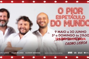 Passatempo SÁBADO: Ganhe bilhetes para O Pior Espetáculo do Mundo