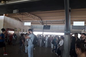 Desacatos na zona de embarque no terminal do Barreiro