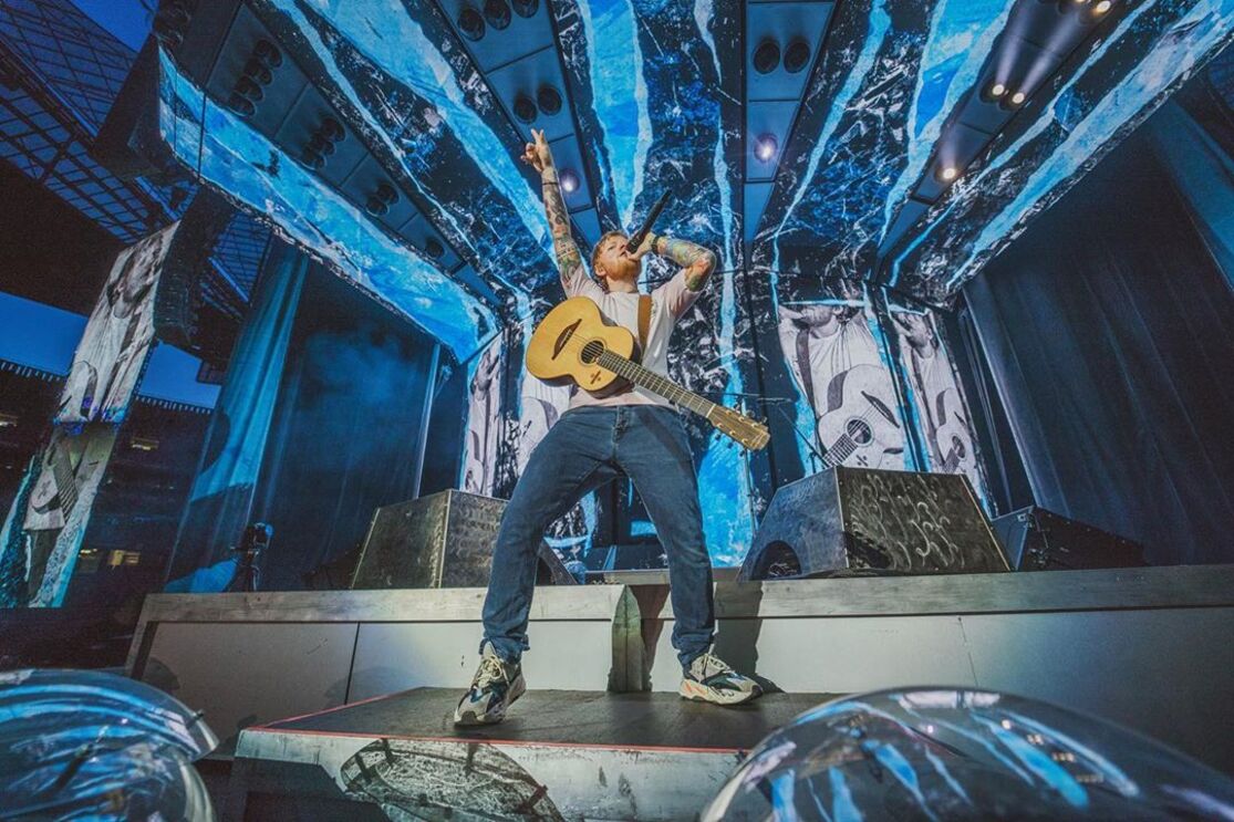Ed Sheeran Instagram concerto em Lisboa