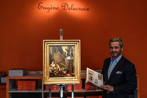 Quadro inédito de Delacroix é revelado por galerista luso-francês
