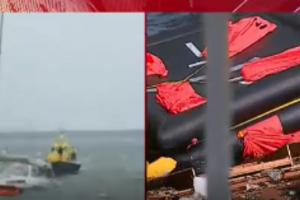 Veleiro com tripulantes a bordo afunda-se junto à marina de Leça de Palmeira