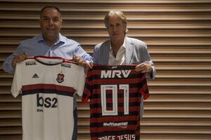 Jesus apresenta-se no Flamengo: o estúdio em casa, os craques e a "curiosidade bonita" que não sabia