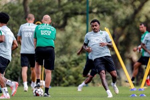 Wendel juntou-se ao grupo e Sporting leva 29 jogadores para estágio