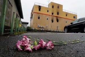 Japão. Acusado presumível autor de incêndio que matou 36 pessoas em estúdio de animação