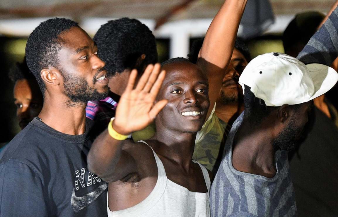 refugiados Open Arms Lampedusa