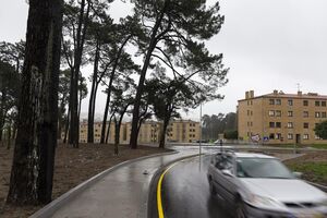  nova rua estrada que faz ligação entre os bairros de Pinheiro Torres e Pasteleira Nova