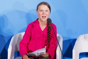 O discurso de Greta Thunberg, em versão metal
