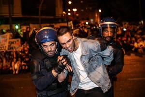 Um detido no protesto que cortou trânsito na Almirante Reis em Lisboa