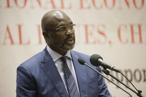 George Weah, presidente da Libéria