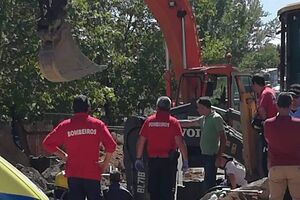 Dois trabalhadores soterrados em obra na zona industrial de Portalegre