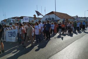 Manifestantes da Zero pedem mais fundos para ação climática em Portugal