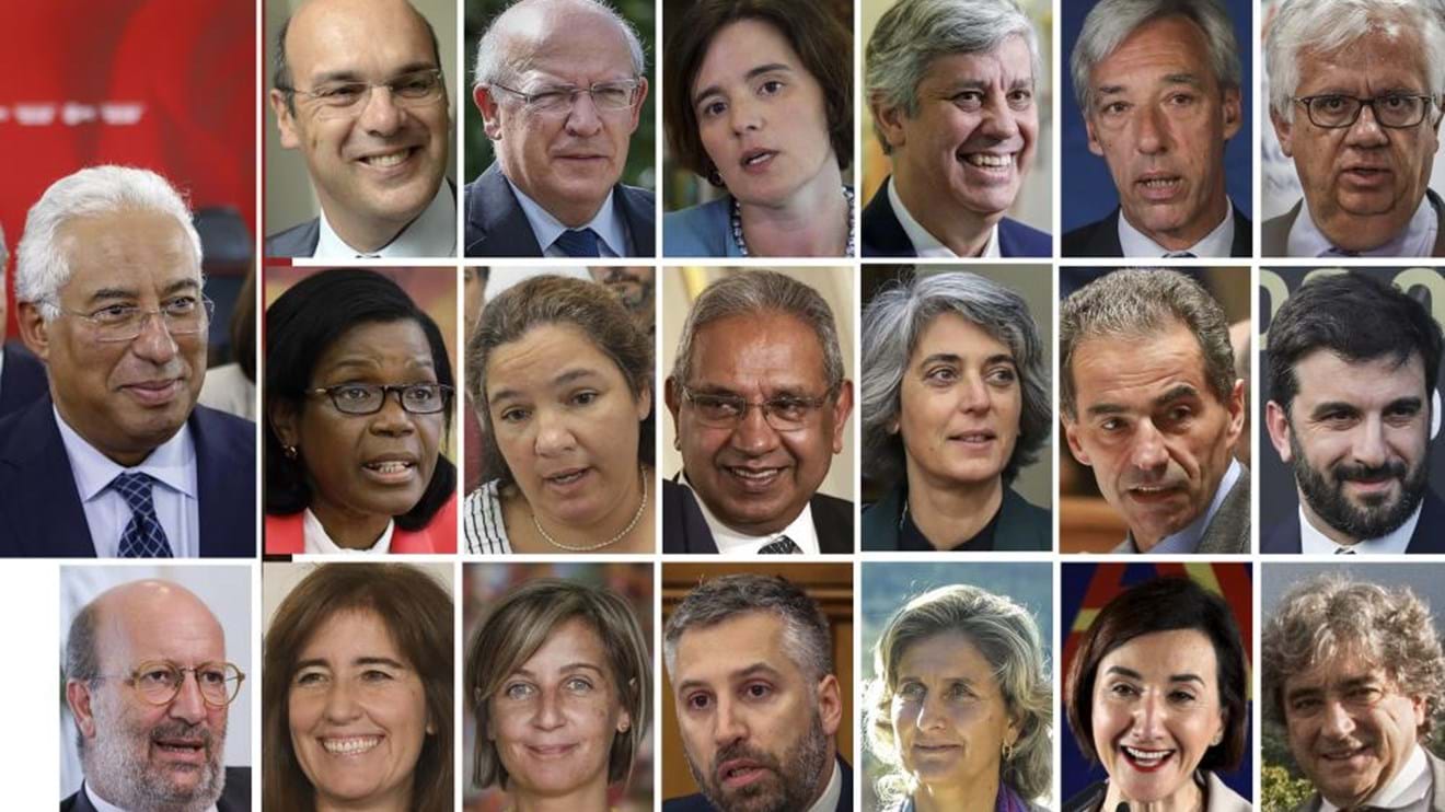 Tudo sobre os 19 ministros do "novo" Governo de António Costa