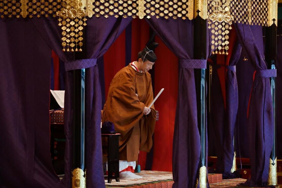 Imperador Naruhito do Japão proclama entronização