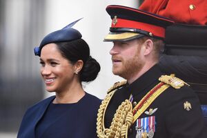 Meghan Markle e o príncipe Harry