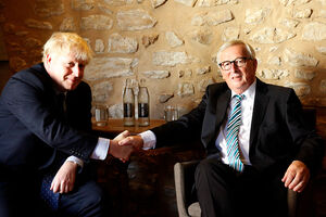 Boris Johnson e Juncker