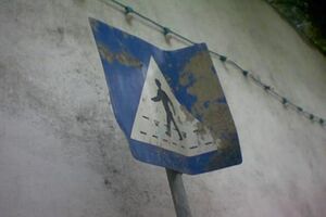 sinal transito passadeira