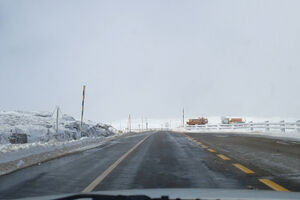 Da Covilhã à Serra da Estrela em 30 segundos. Veja as imagens da serra pintada de branco