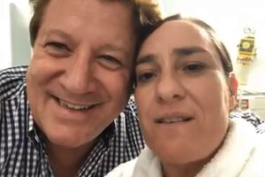 Herman visita Maria Rueff após enfarte