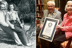Recorde: John e Charlotte casaram há 80 anos. 'Temos que ser companheiros'