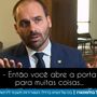 Filho de Bolsonaro compara casamento gay a relação entre um homem e um cão