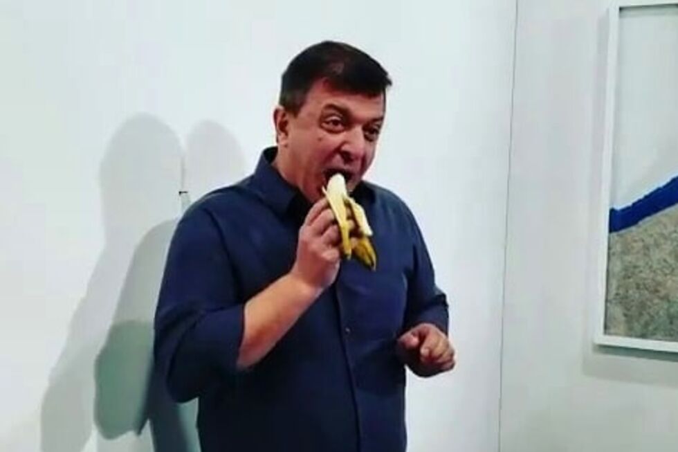 Banana presa a parede e vendida por 108 mil euros foi comida por outro artista