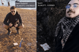 "Sandes de Terra": dois homens separados por 12.724 km unem o mundo com pão