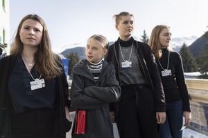 Greta Thunberg Davos