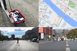 Artista afasta trânsito de uma rua de Berlim com 99 telemóveis ativos